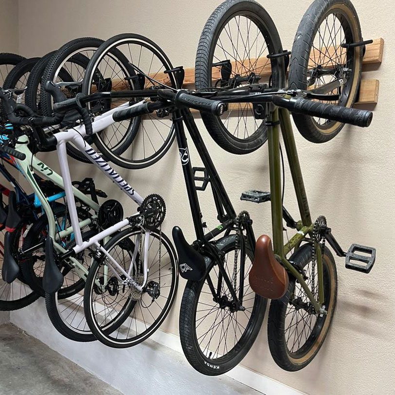 DIY Vertical bike rack full build 