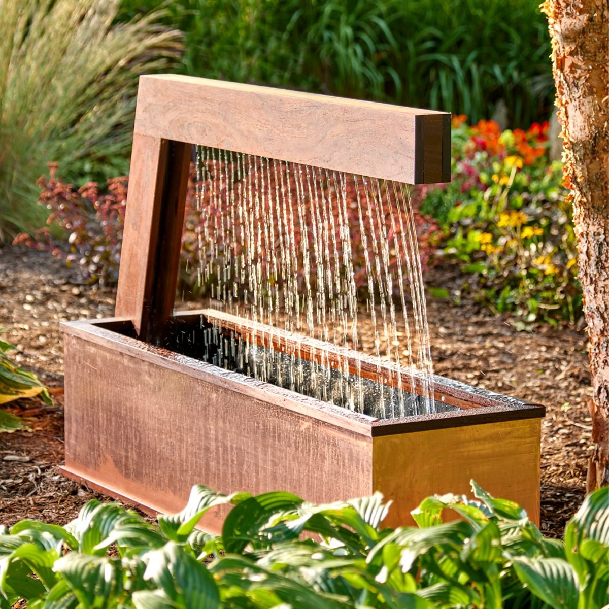 modern water garden