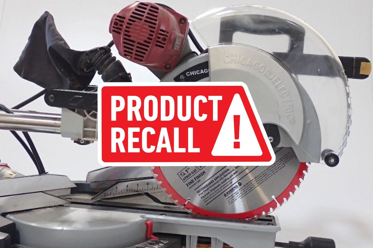 Harbor Freight Tools Just Recalled Miter Saw Blade Guards—Here's What We Know