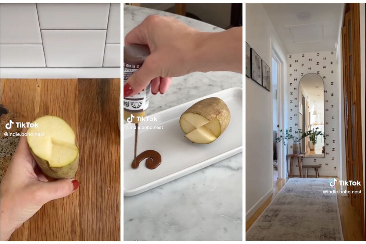 How to Use a Potato to Paint a Wall