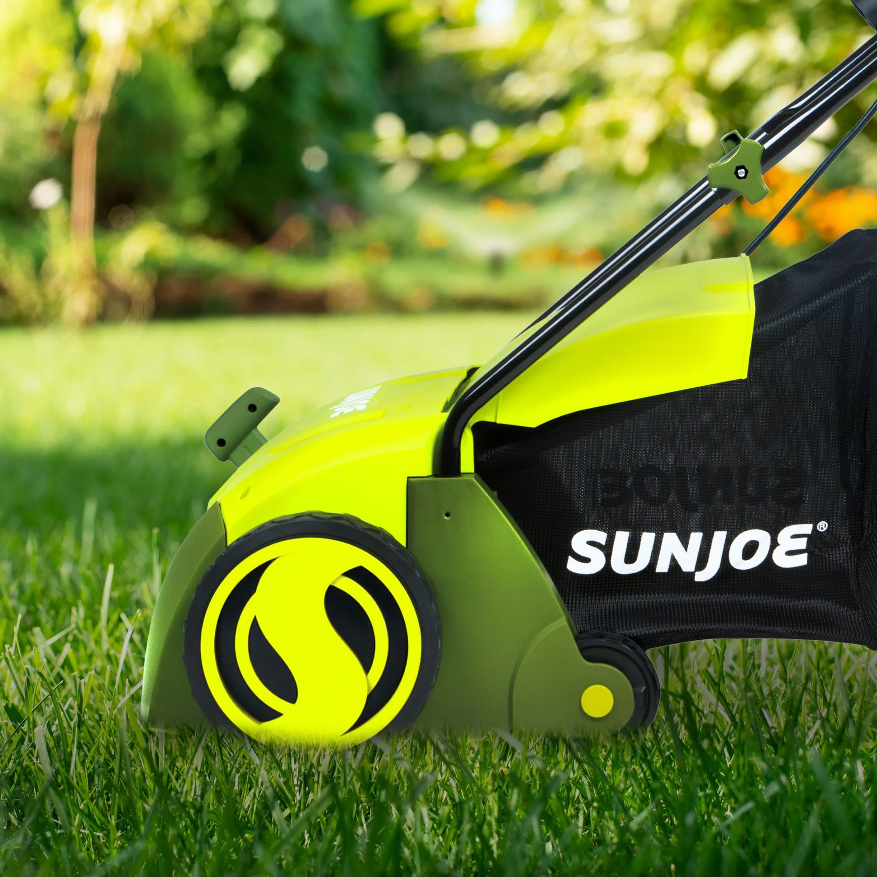 Sun joe battery operated lawn mower hot sale