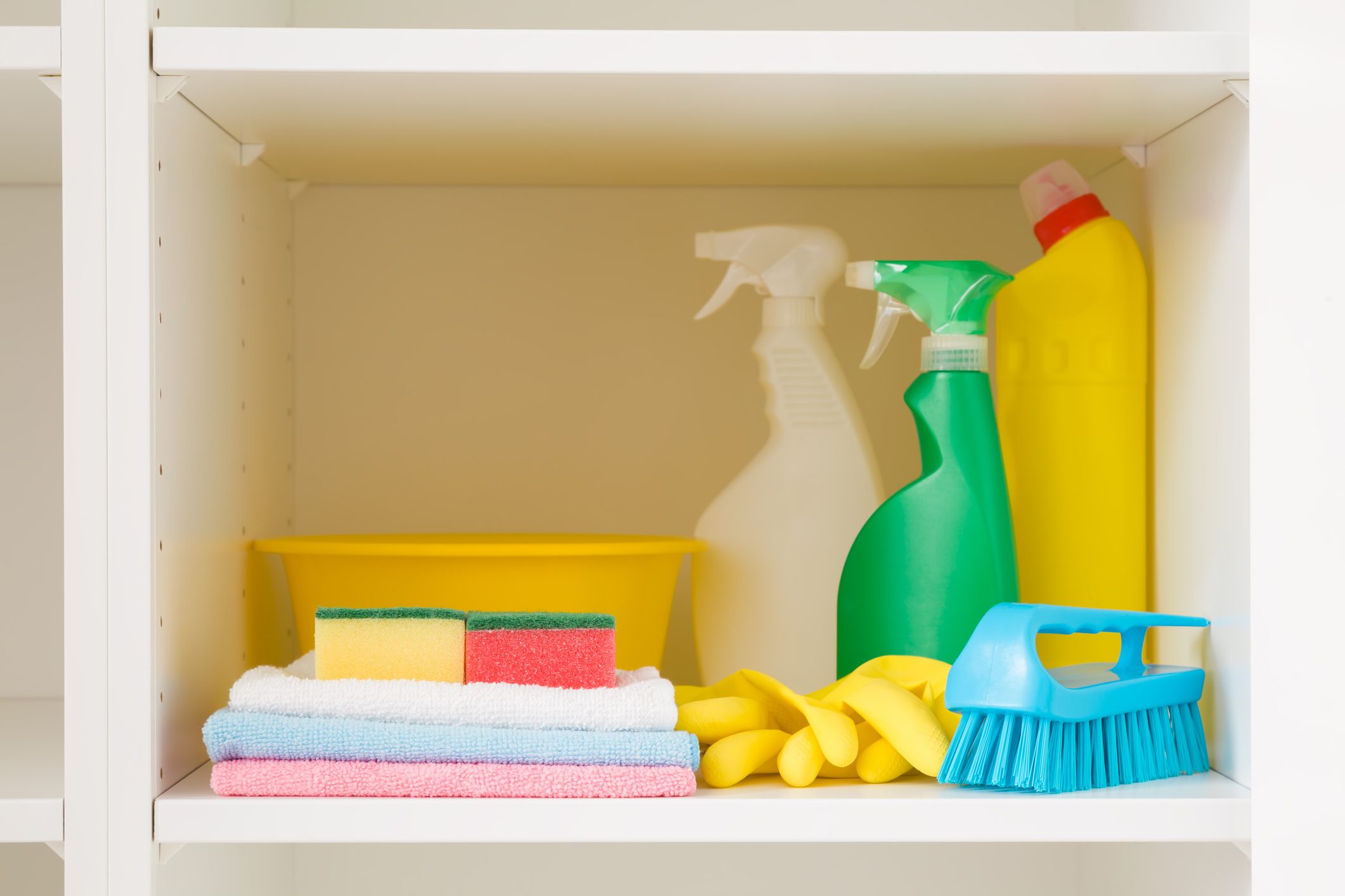 Hacks for organizing your cleaning products