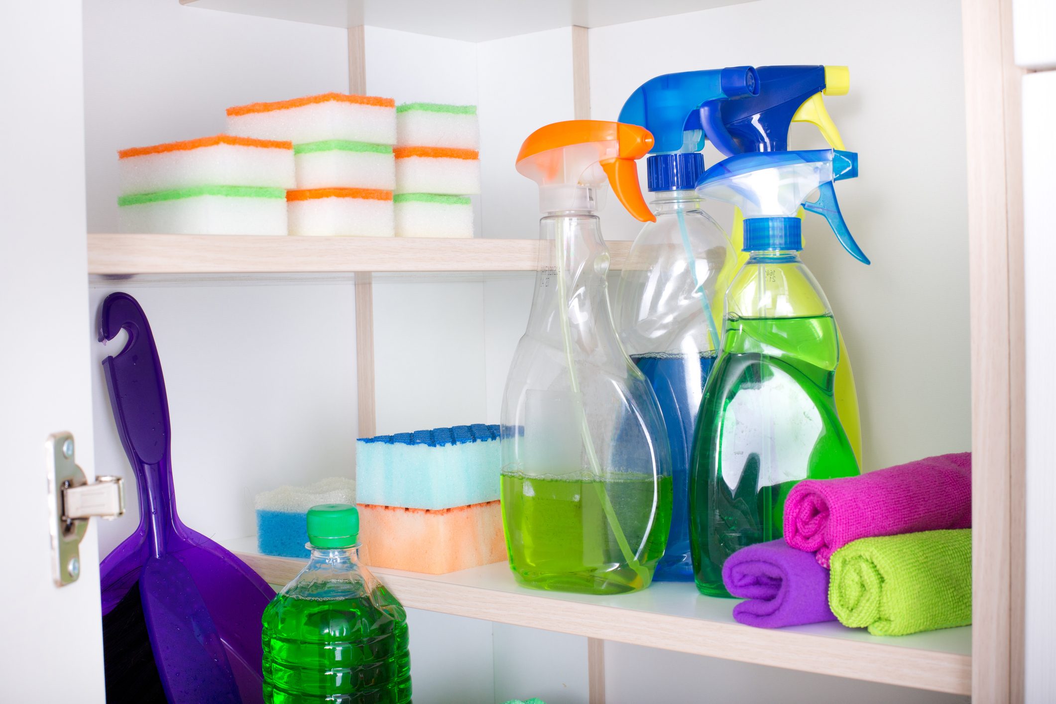 HOW TO ORGANIZE YOUR CLEANING SUPPLIES  Small Space Cleaning Supply  Organization 