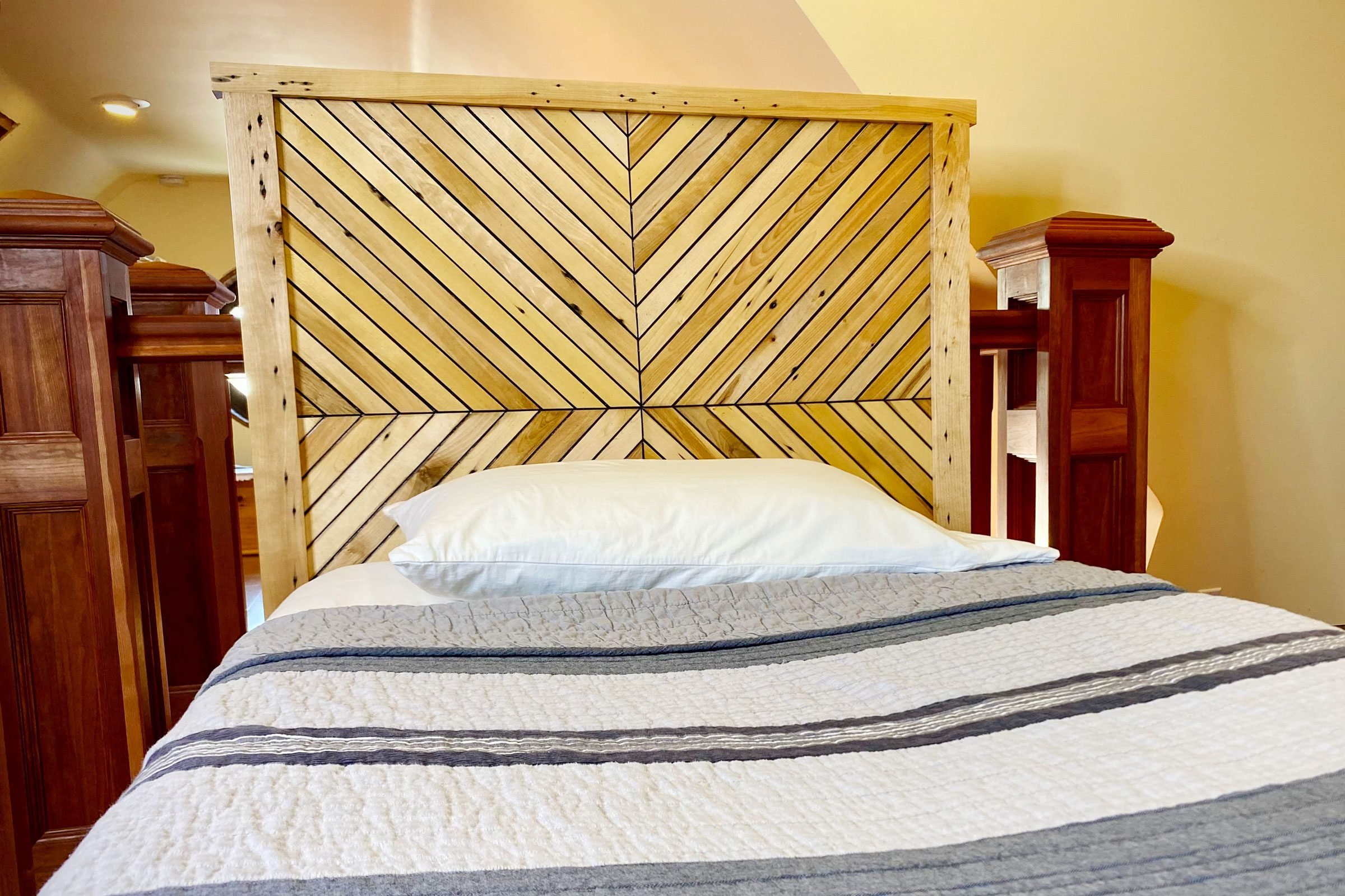 How To Build a Reclaimed Wood Headboard
