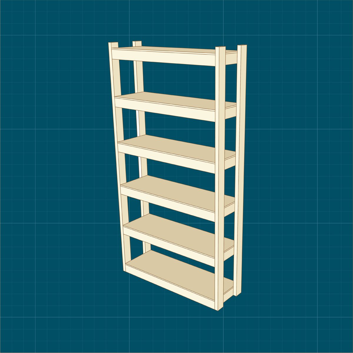 How to Build Shelves for Your Basement