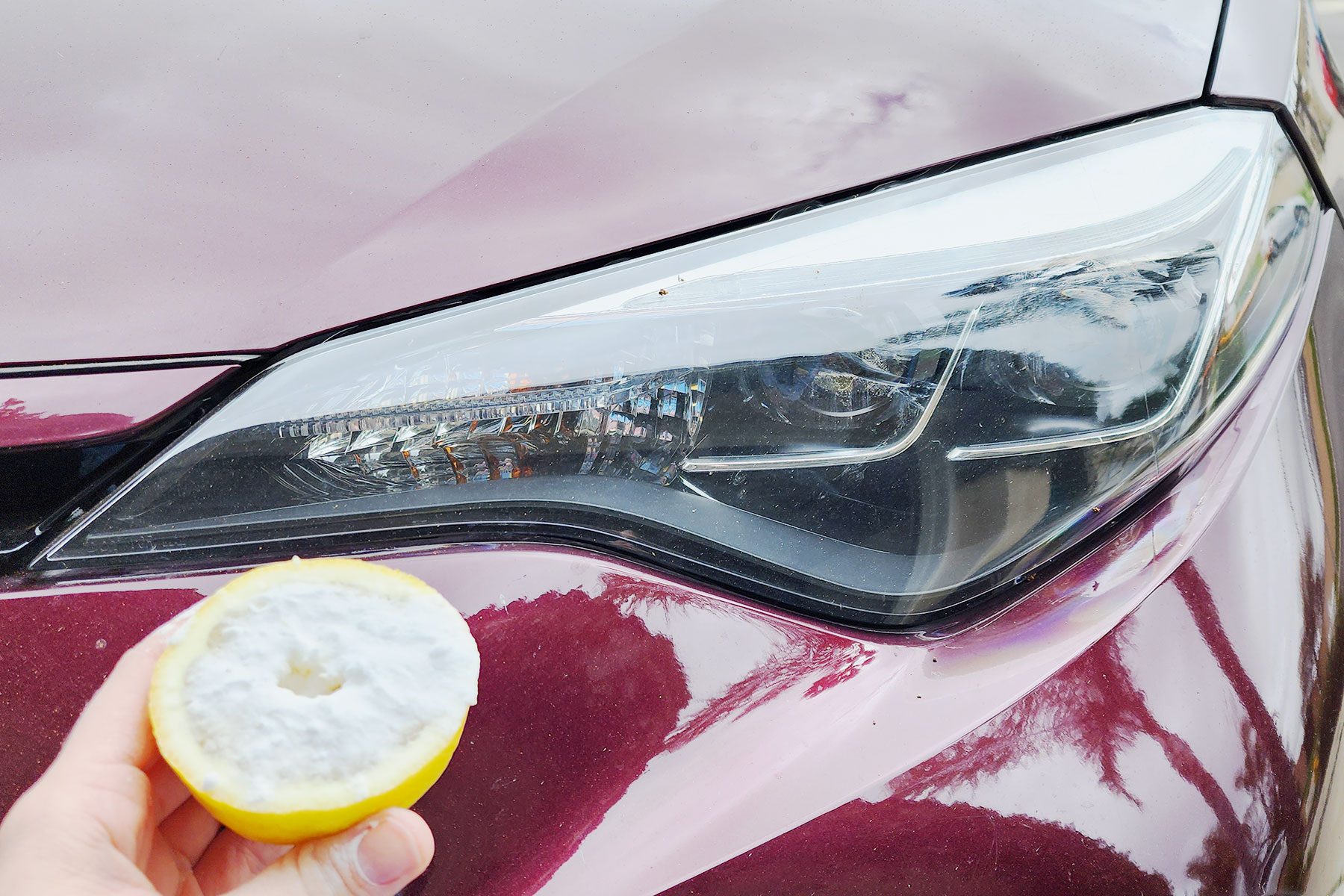 DIY Headlight Cleaner!