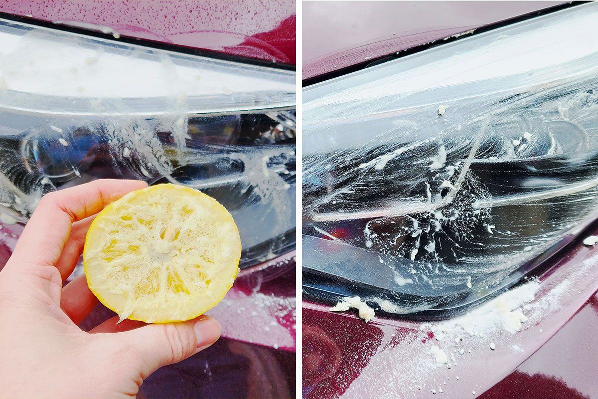 How to Clean Headlights with Lemon and Baking Soda Family Handyman