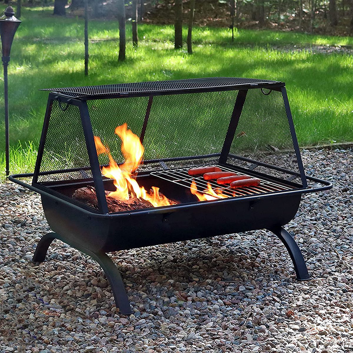 Top-Rated Wood-Burning, Propane Fire Pits on Amazon For Your Backyard