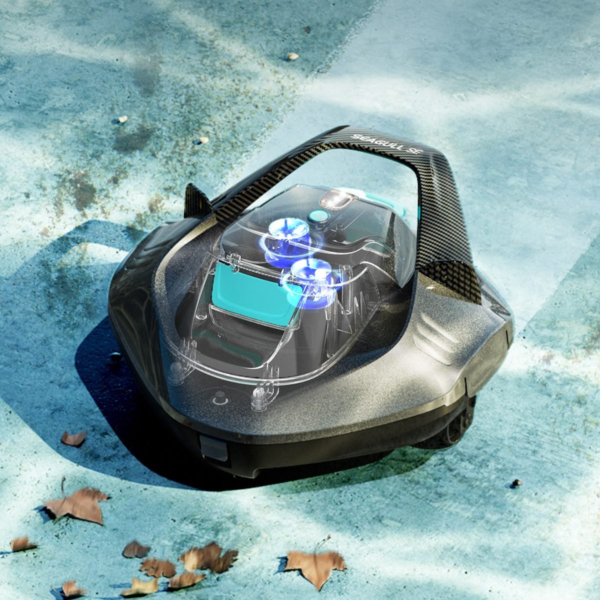This Robotic Pool Cleaner Keeps Pool Water "Sparkling" and Scrubs Tile—Get It for $110 Off