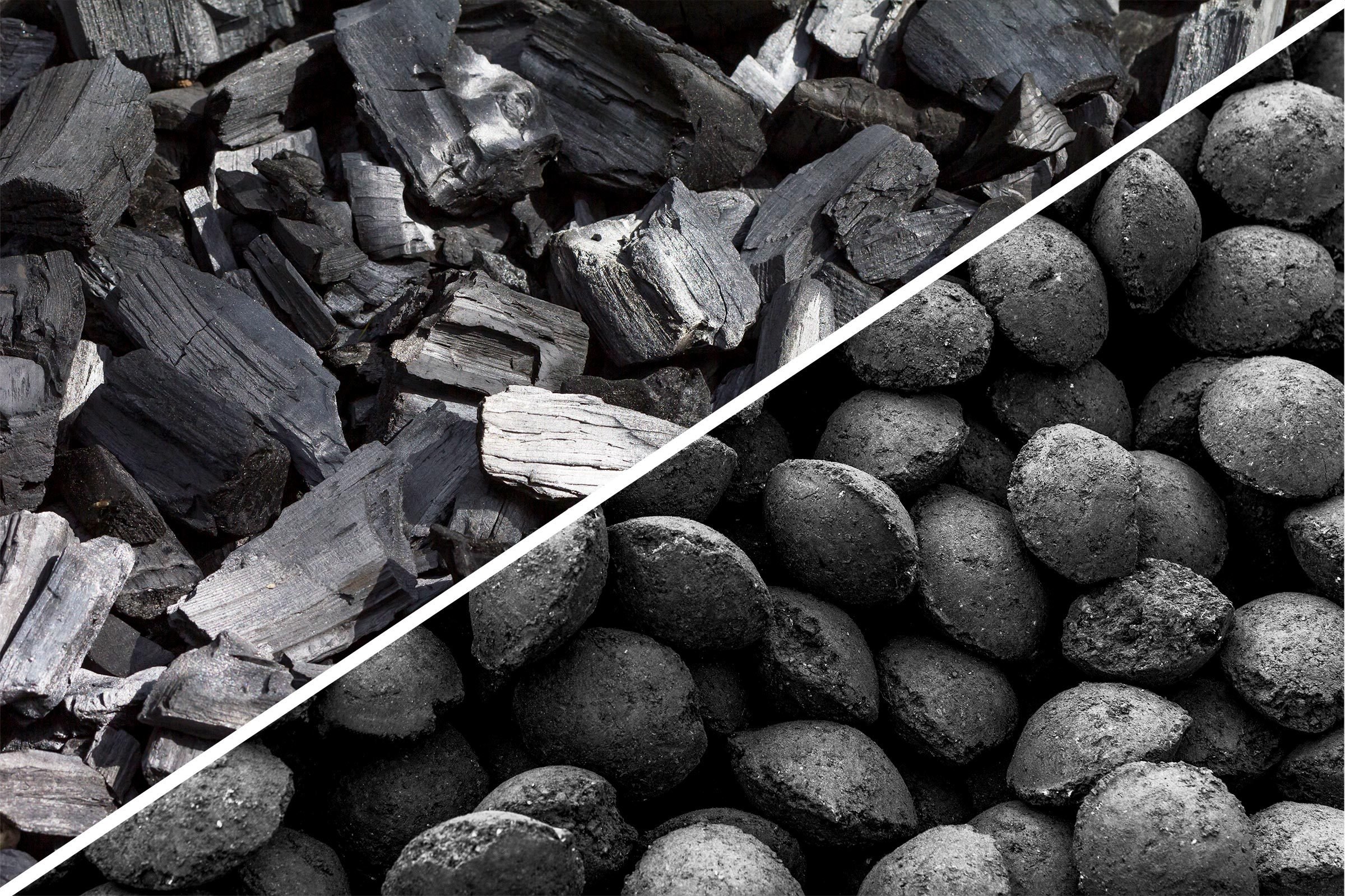 Lump Charcoal Vs. Briquettes