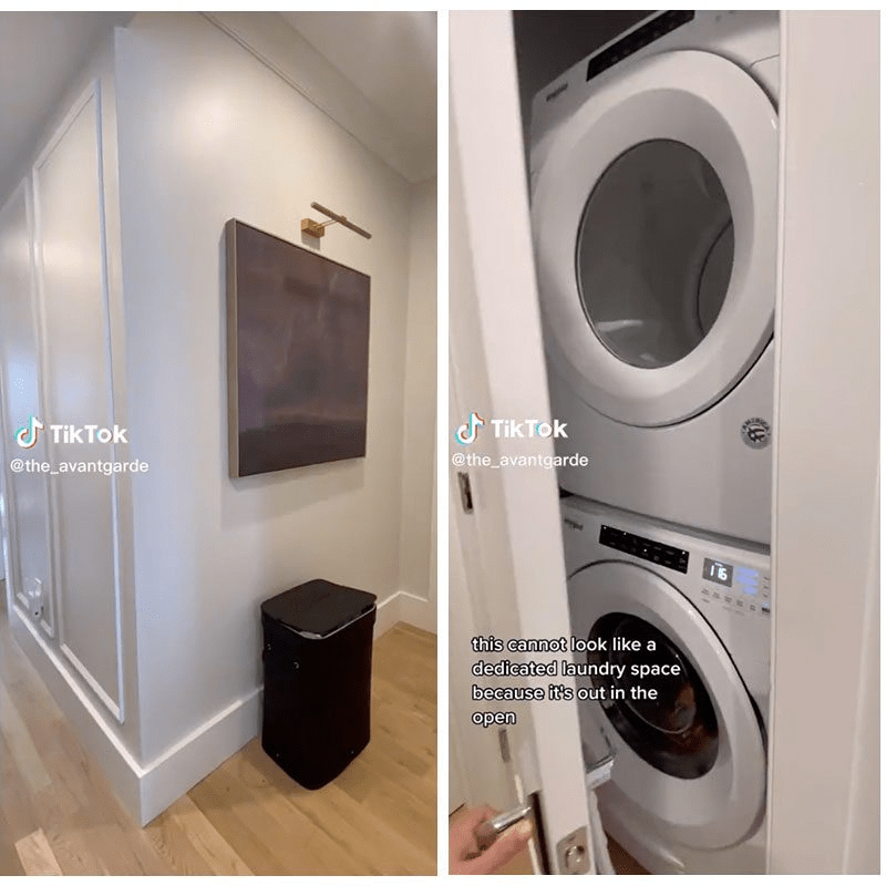 Watch This Woman Create the Perfect Hidden Laundry Room