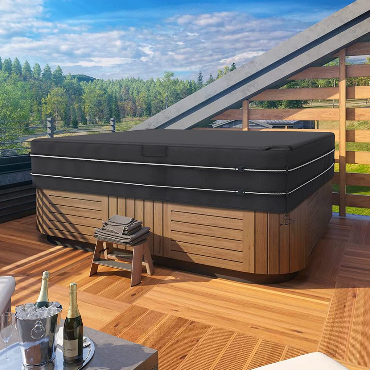 10 Hot Tub Covers to Keep Your Oasis Clean and Safe From the Elements
