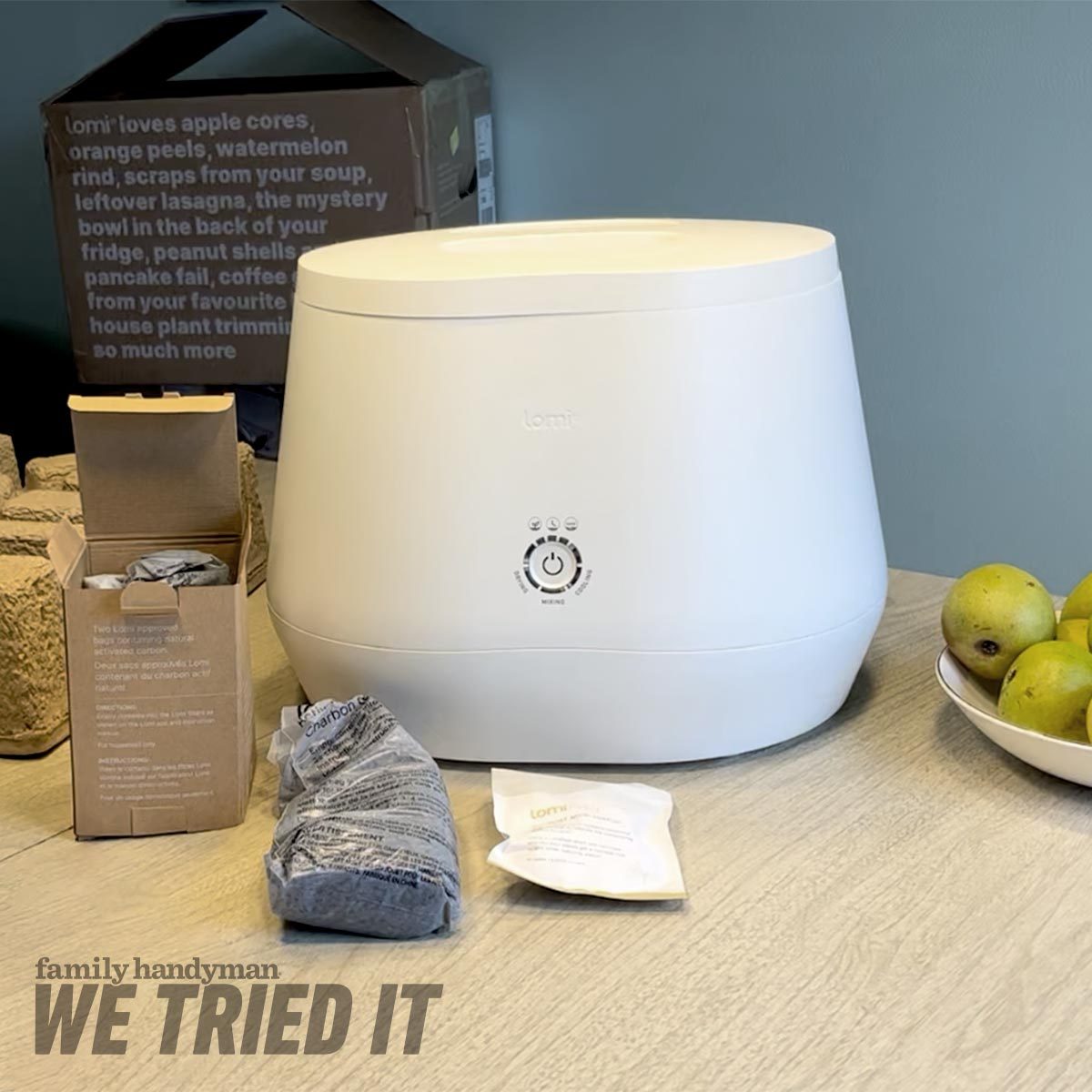 Kitchen Composter Turns Food into Fertilizer in 24 Hours or Less