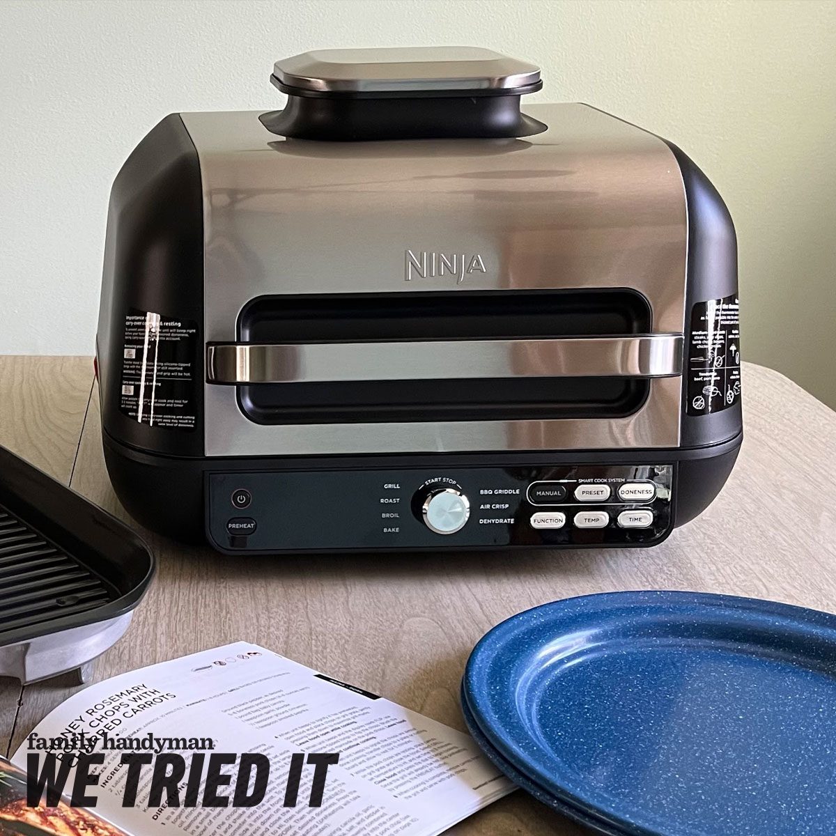 The Ninja Foodi XL Pro indoor grill is perfect for apartment living