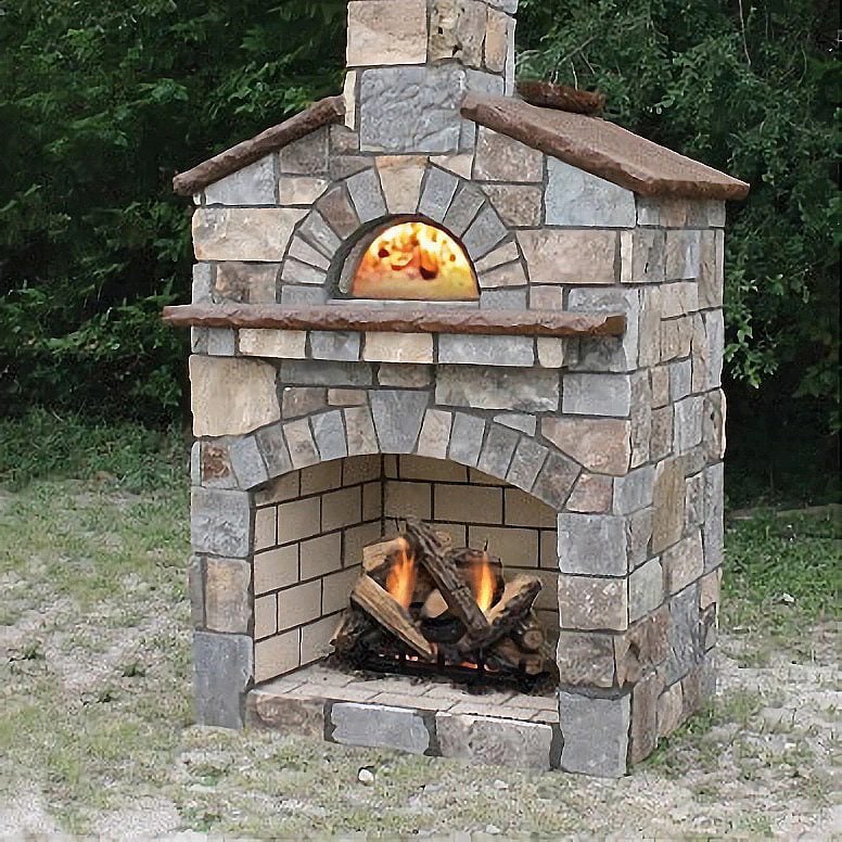 7 Ideas For Outdoor Fireplaces With Pizza Ovens 8734