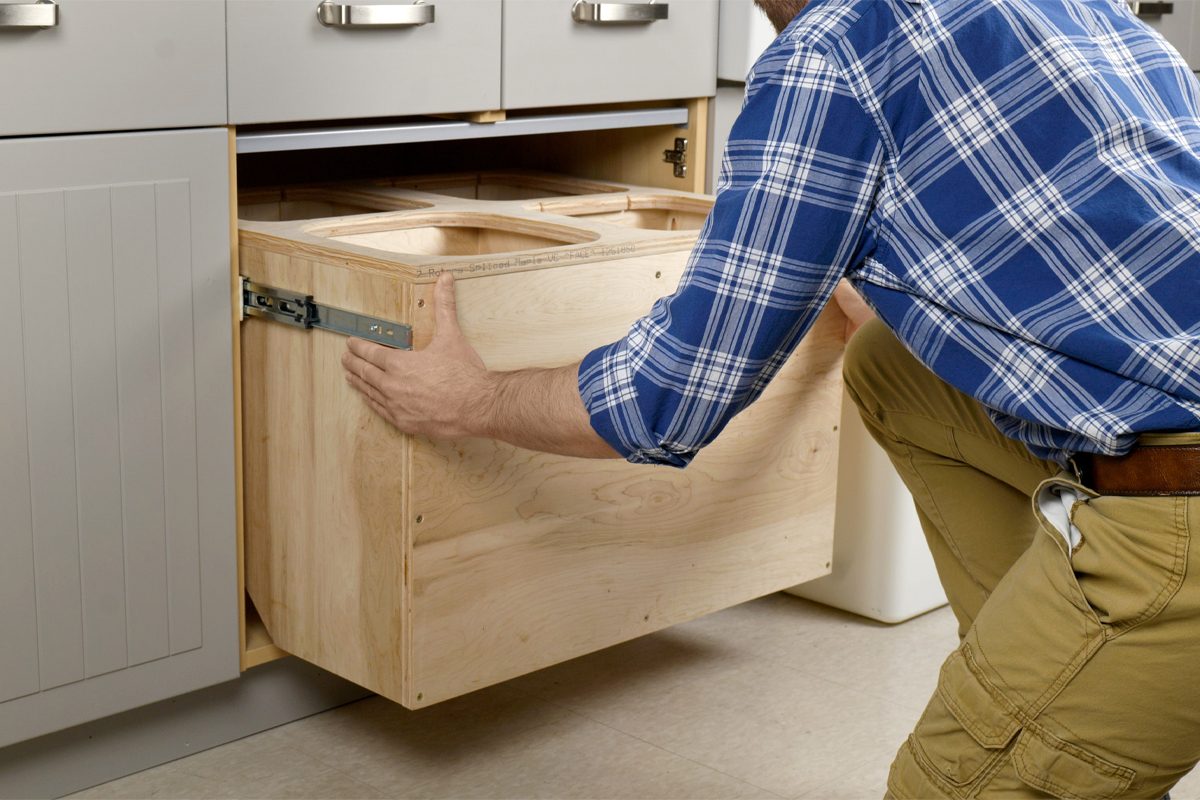 How to Build a Recycling Bin That Fits Into Your Cabinet