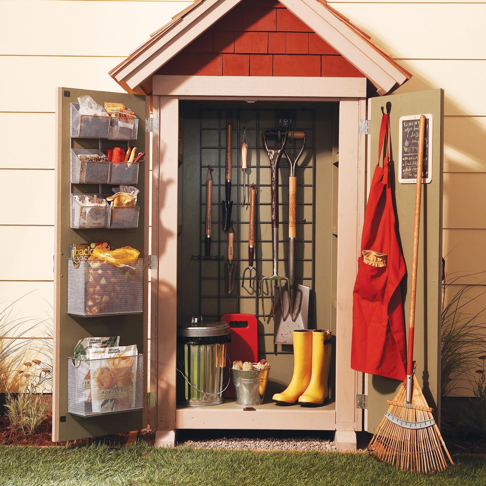 DIY Garden Closet Storage Project