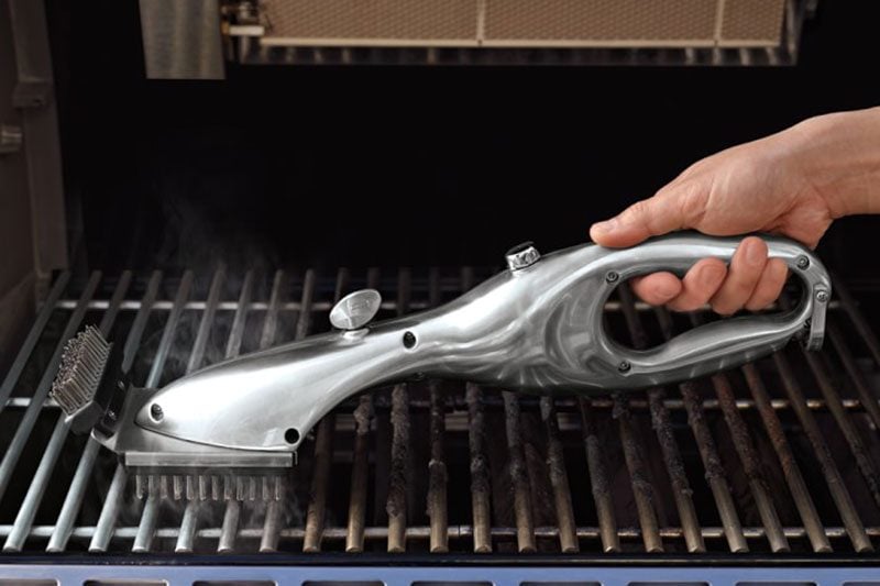 This Grill Brush Uses Steam to Melt Away Stuck-On Food