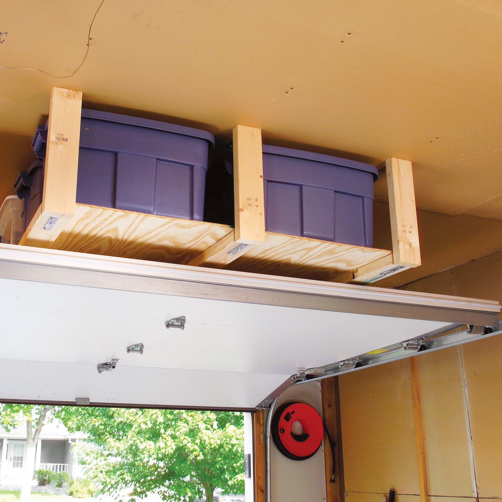 Pulley System Storage Rack For Garage –