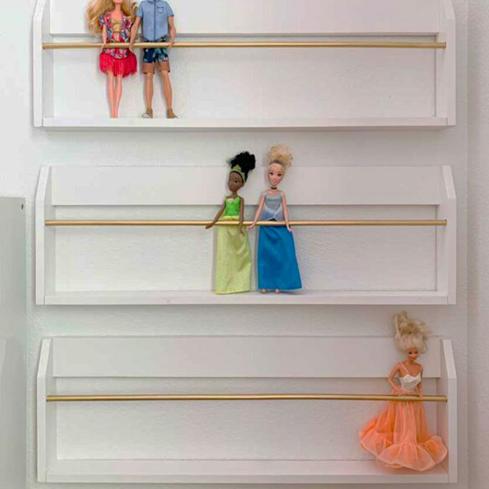 Barbie Doll Closet Clothes Wardrobe Storage Organizer Kids Playset Girls  Toy NEW