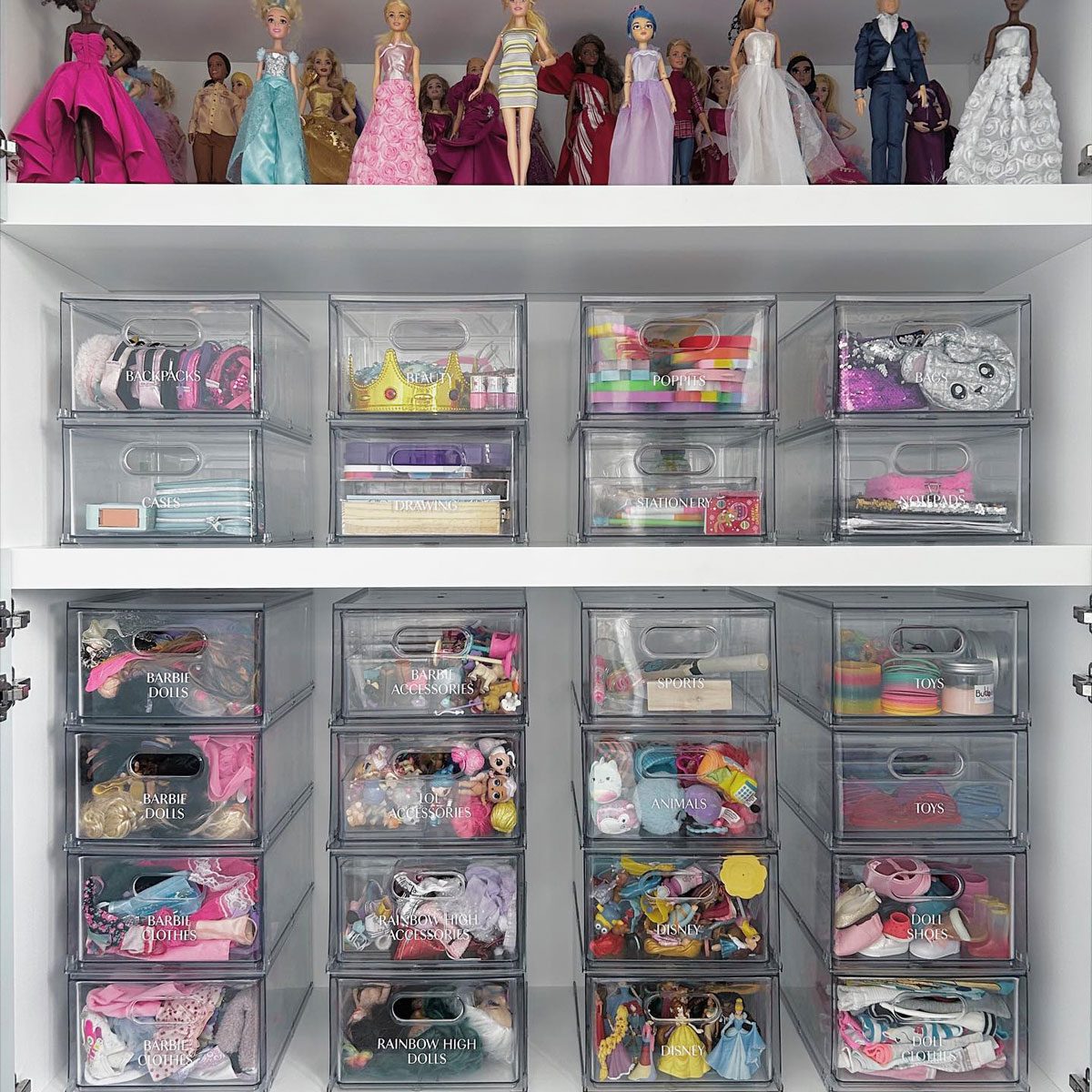 19 simple Ways to Store Barbies (for dolls & accessories) - Learn