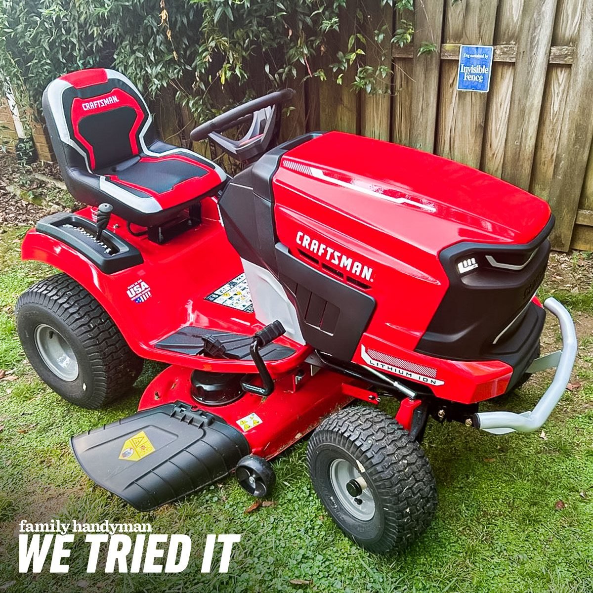 We Tried the Craftsman Electric Lawn Mower, a Riding Mower for Tight Spaces