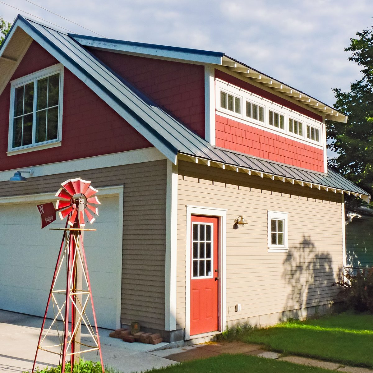 Garage With Dormer