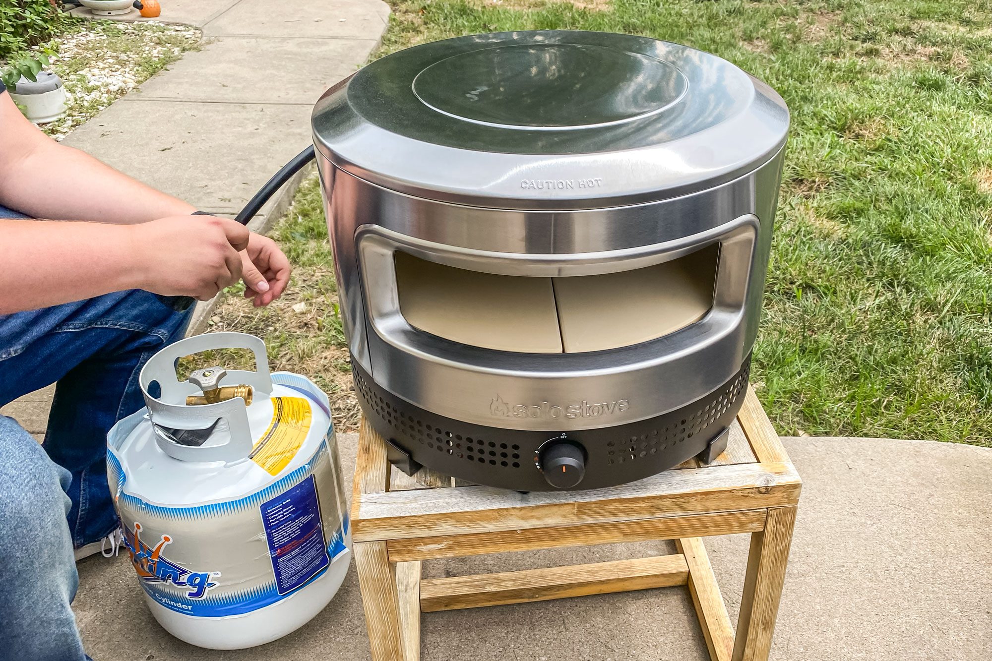 Hooking Up The Propane to oven