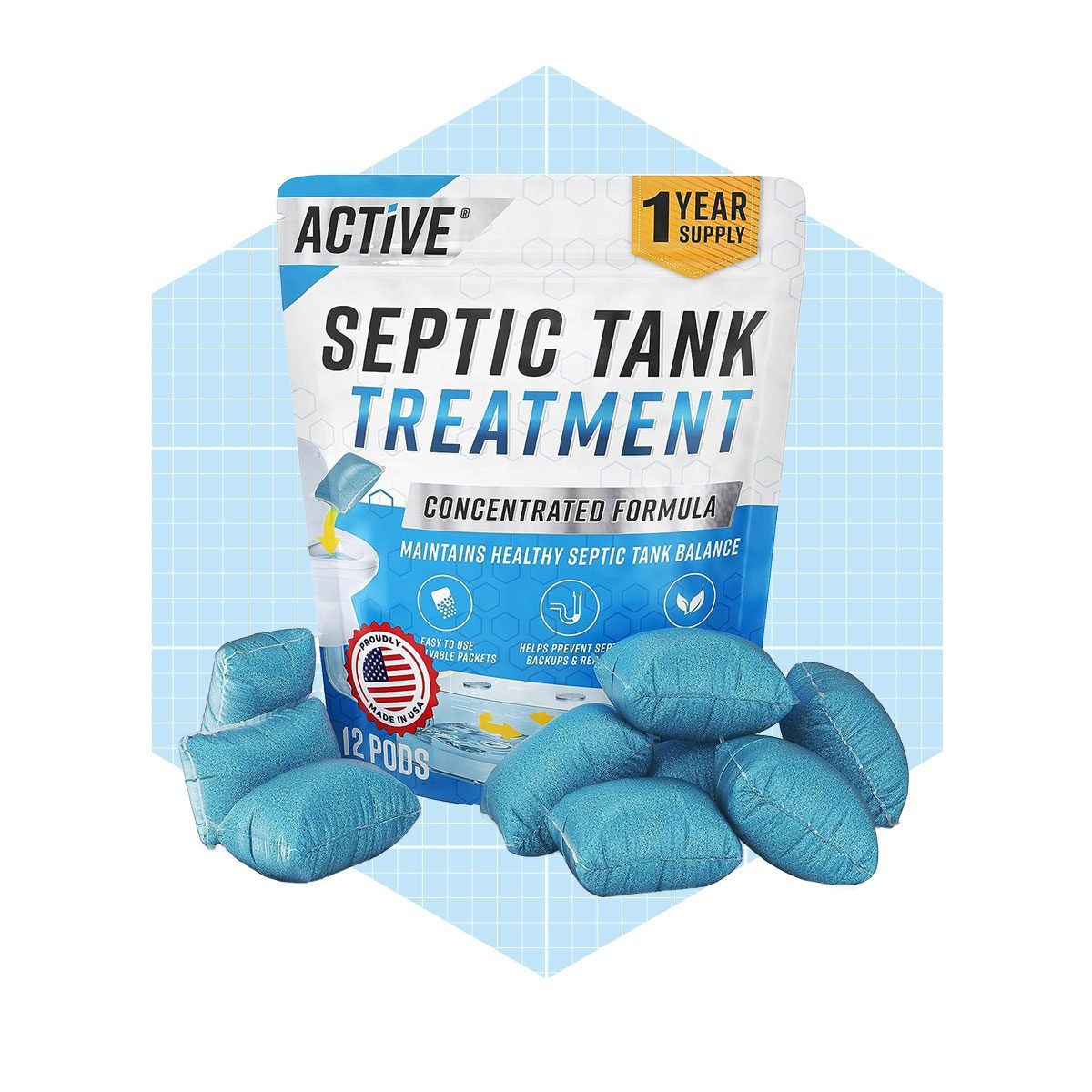 These New Septic Tank Treatment Pods from Active Ensure Your System Runs in Tip-Top Shape