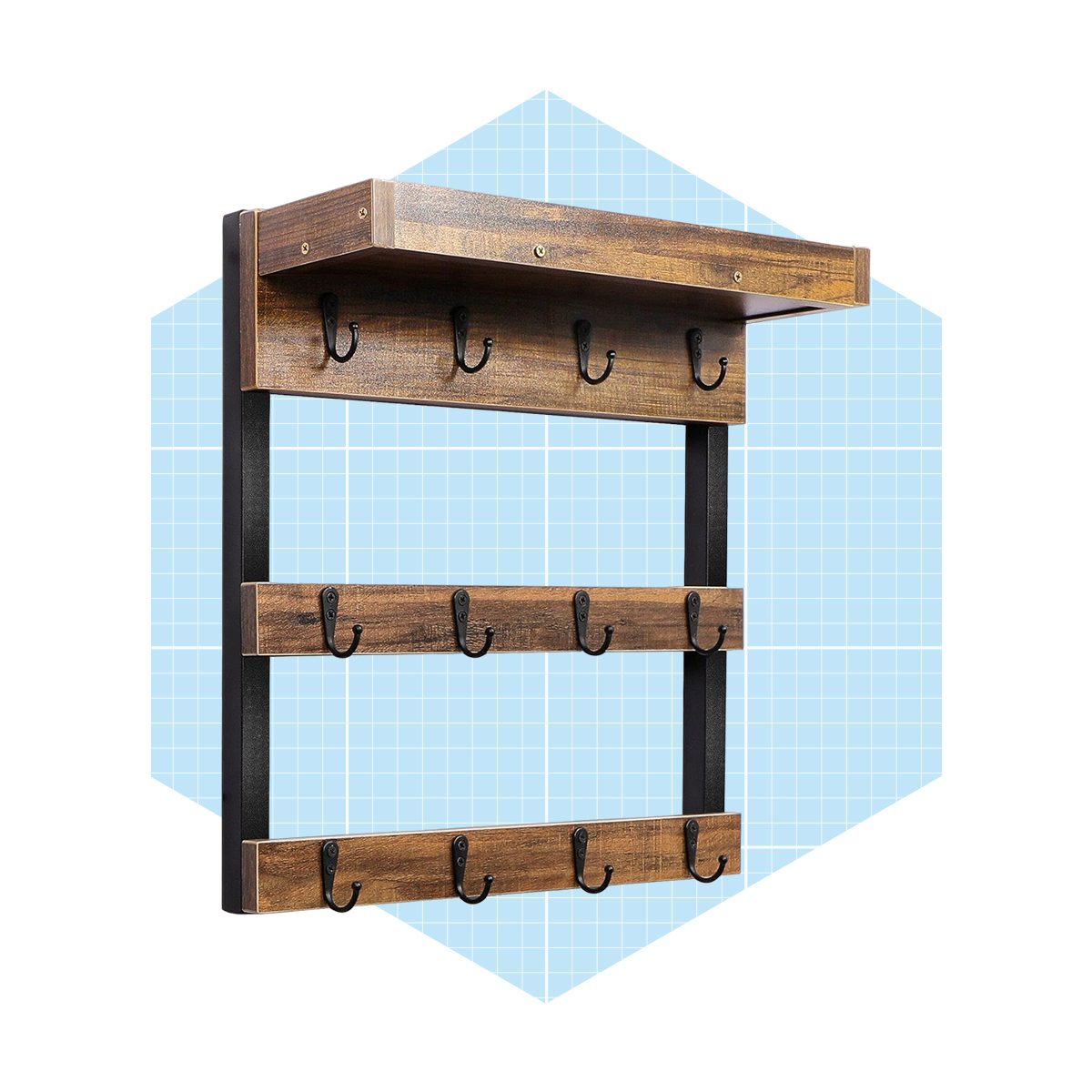  Soulhand Coffee Station Organizer with Drawer, Wooden