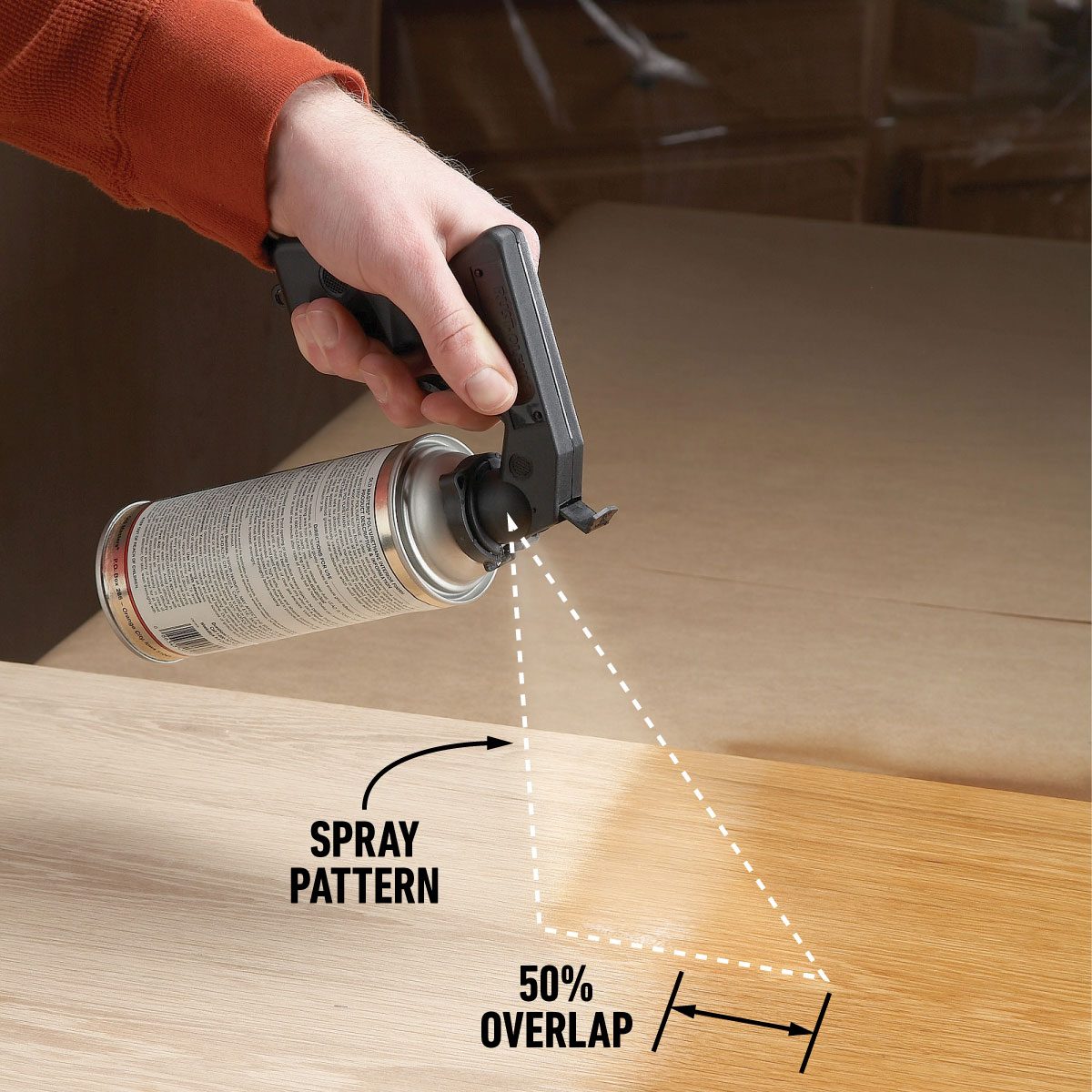 9 Tips For Spraying Varnish On Wood Overlap The Polyurethane Spray Swipes