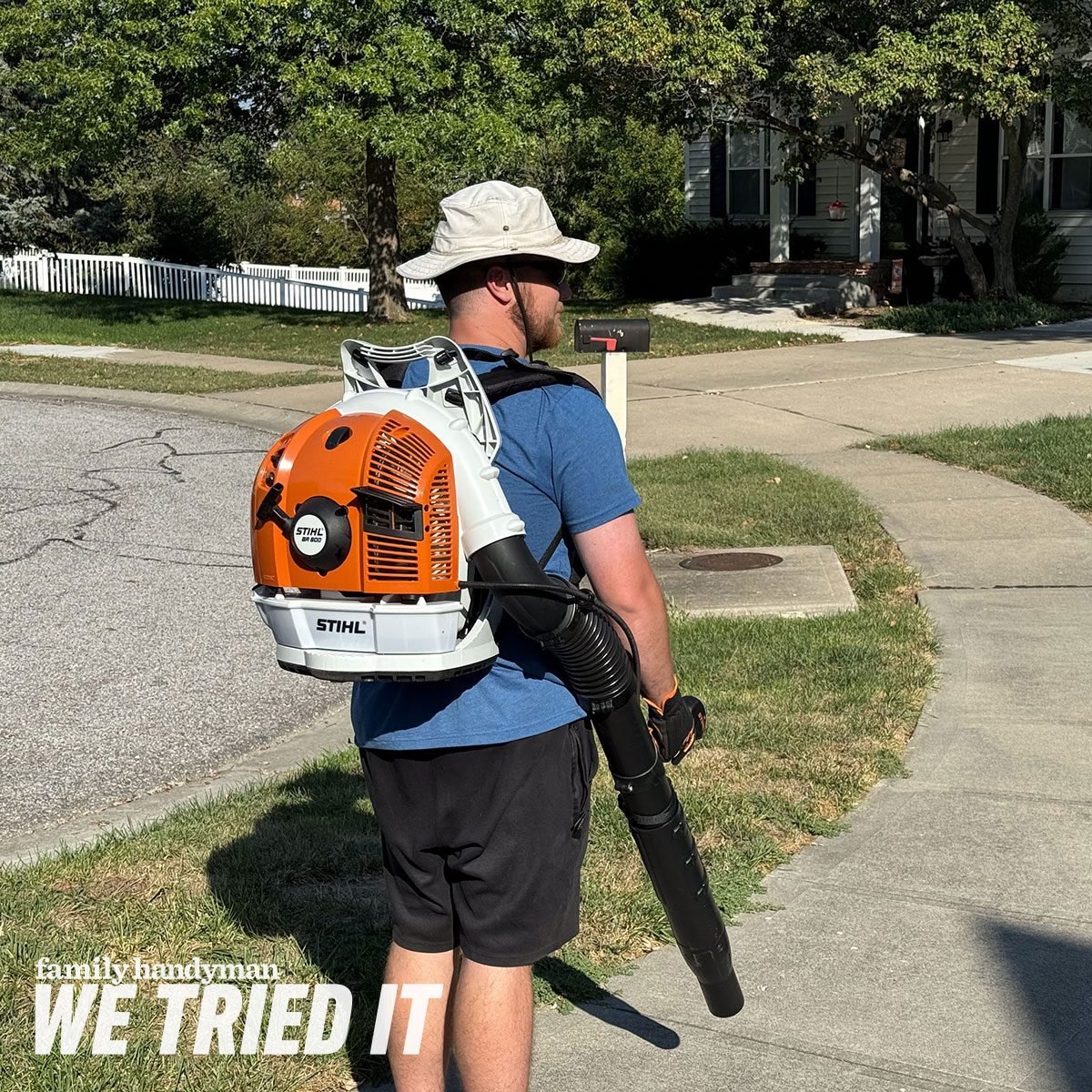 We Tried the Stihl BR 600 Backpack Blower, and It's a Must-Have for Fall Cleanup