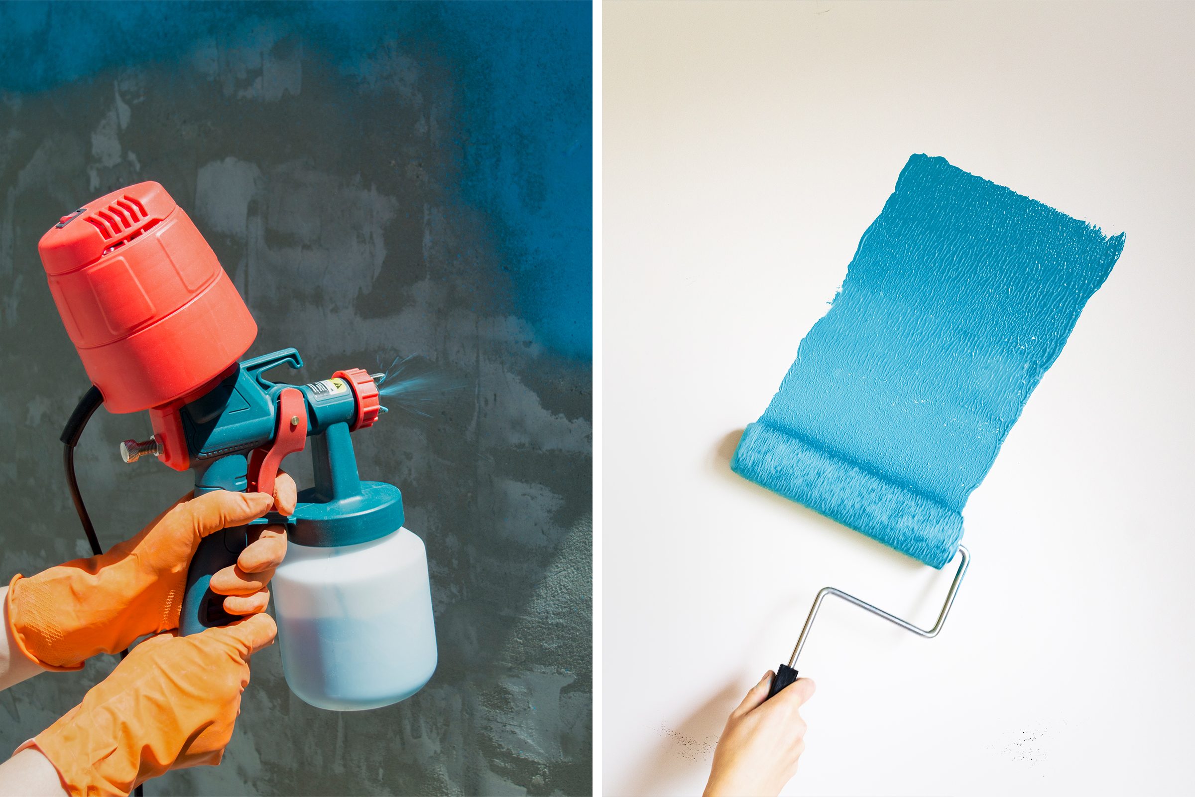Painting techniques: Which tool—brush, roller, pad or spray gun? - Reader's  Digest
