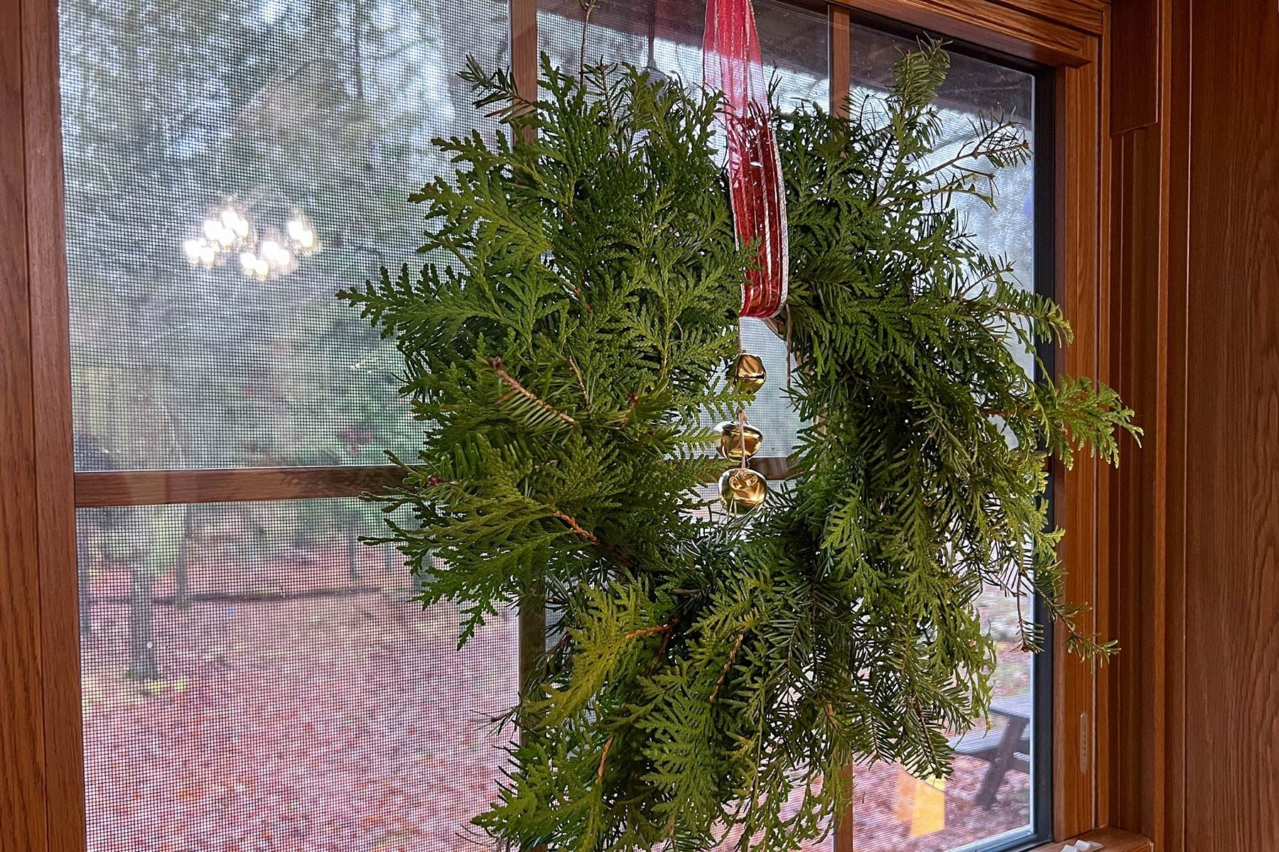 How To Hang a Wreath From a Window