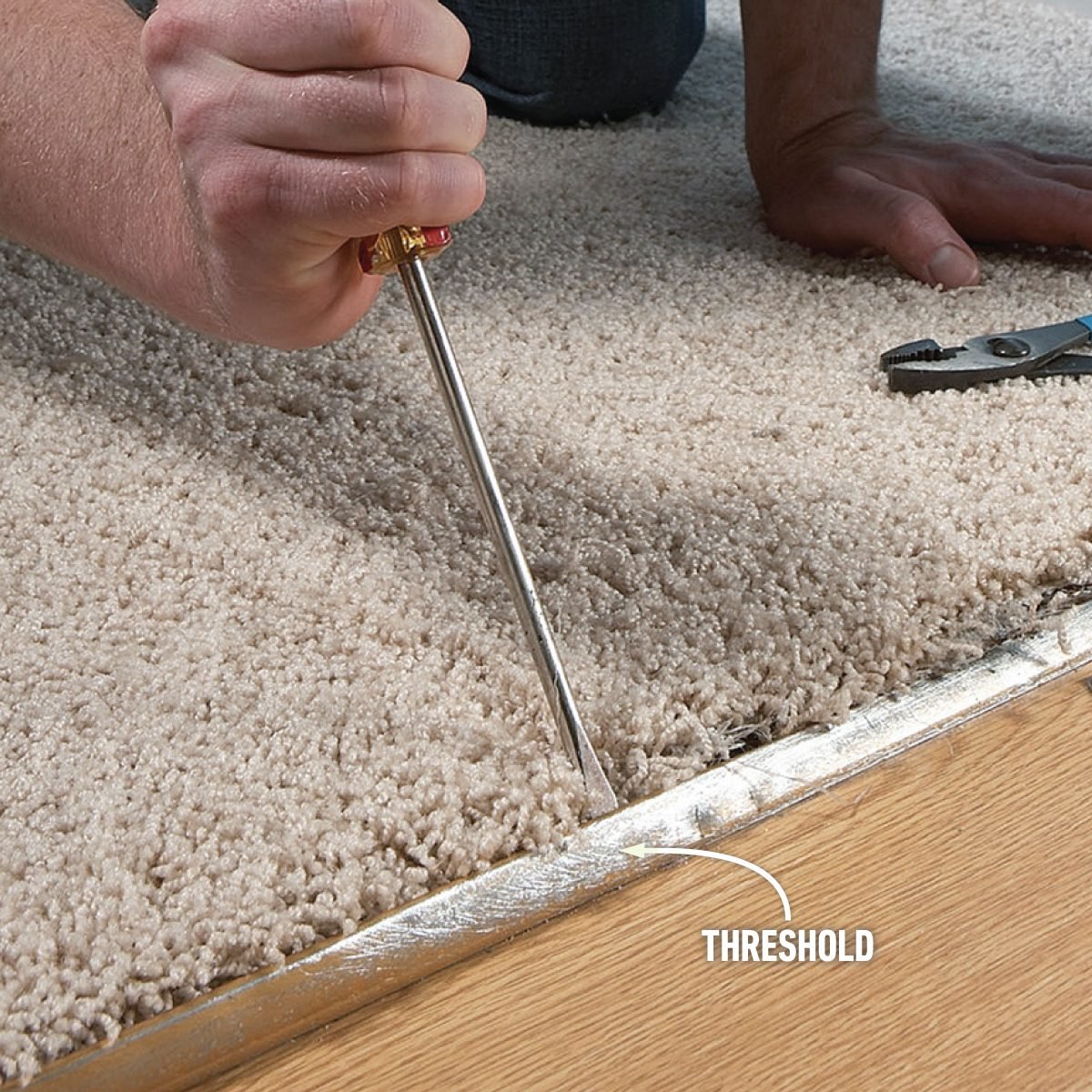 How To Repair A Hole In Carpet And Other Common Fixes Release the carpet