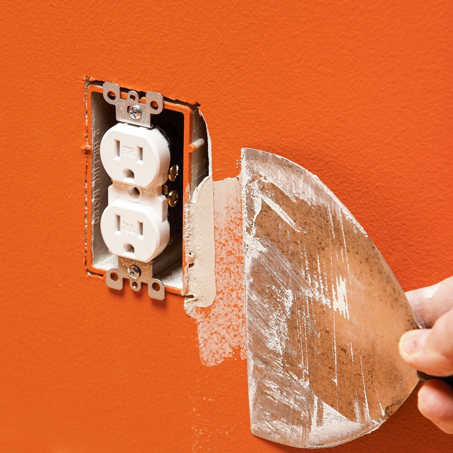How To Fix an Electrical Box Cutout That's Too Big