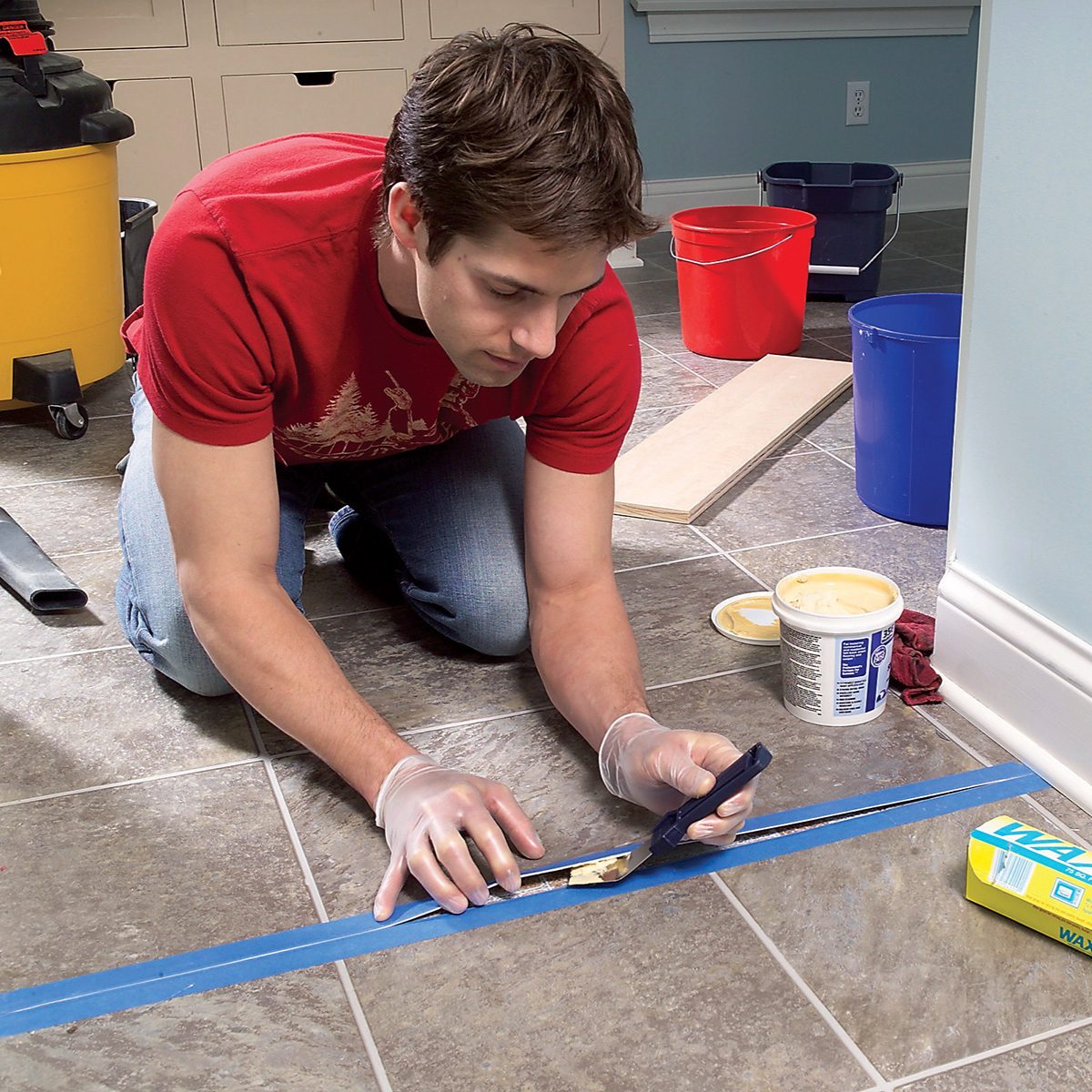 How To Repair and Reglue Vinyl Sheet Floors