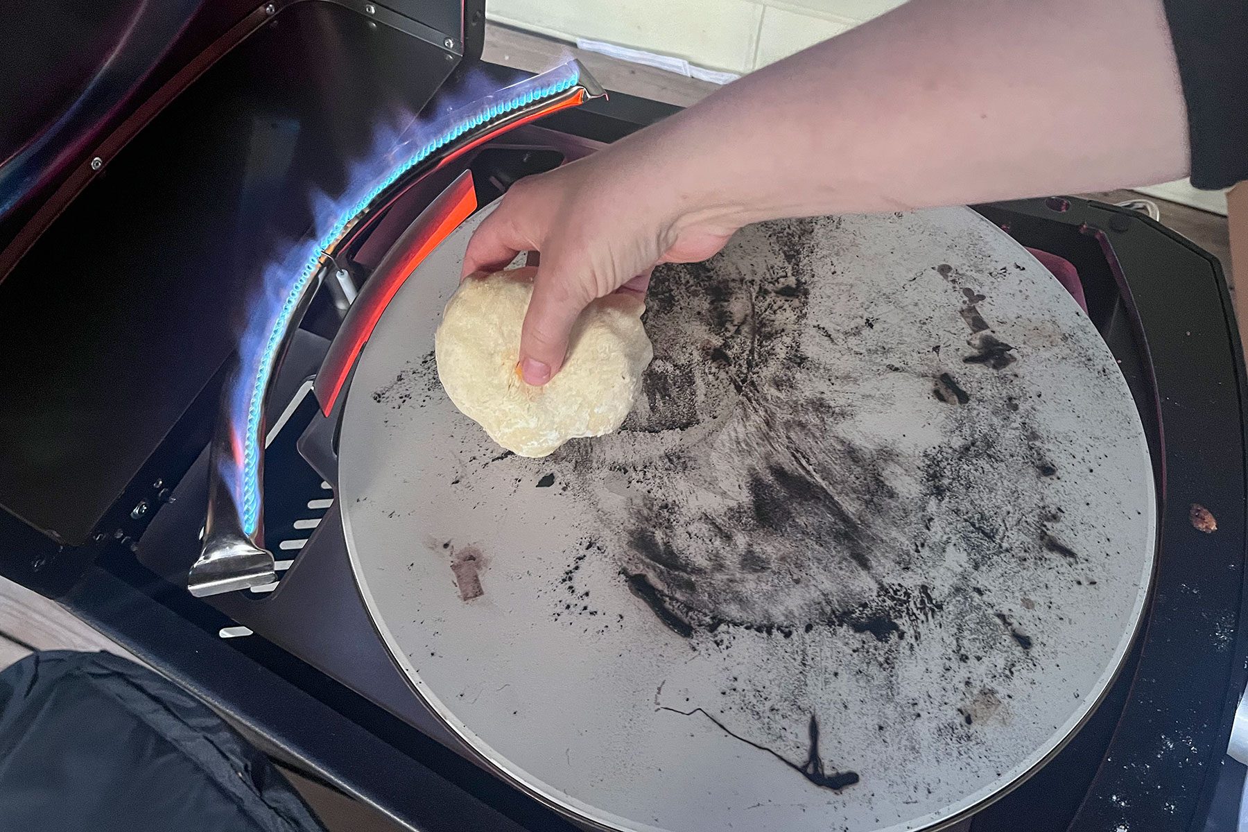 Rotating Stone in Halo Pizza Oven