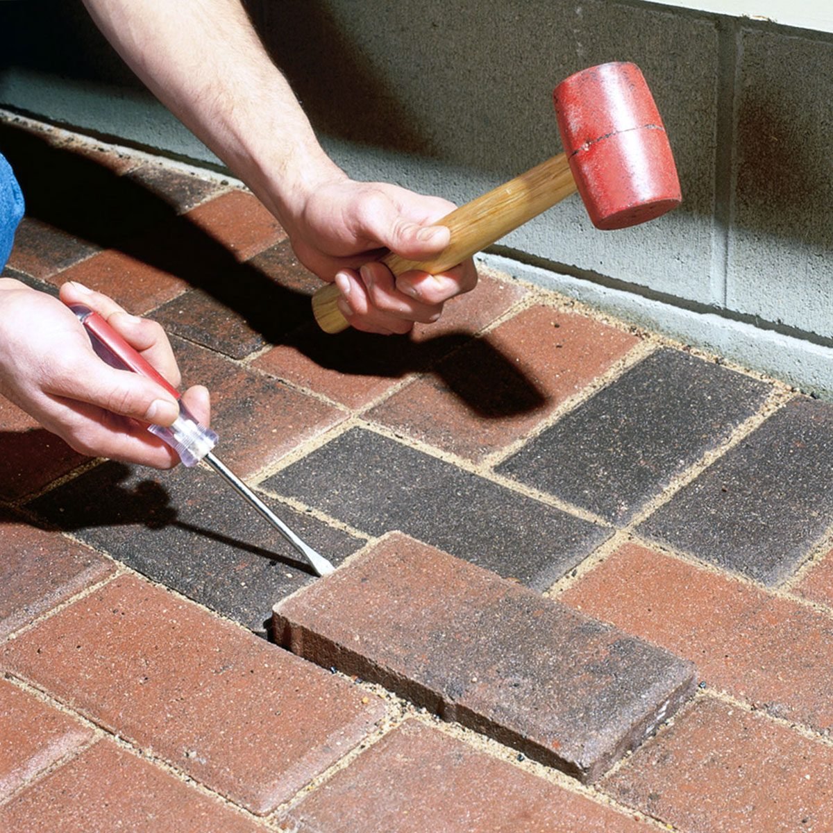 How To Fix Sunken Patio Pavers