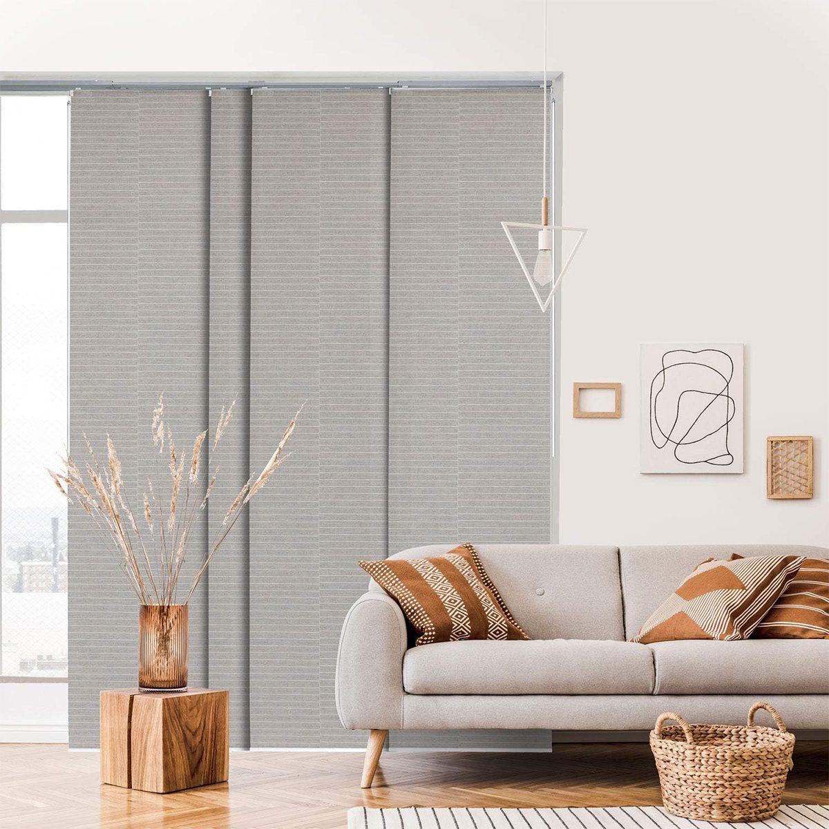 Godear Design Adjustable Sliding Vertical Panel Track Blinds