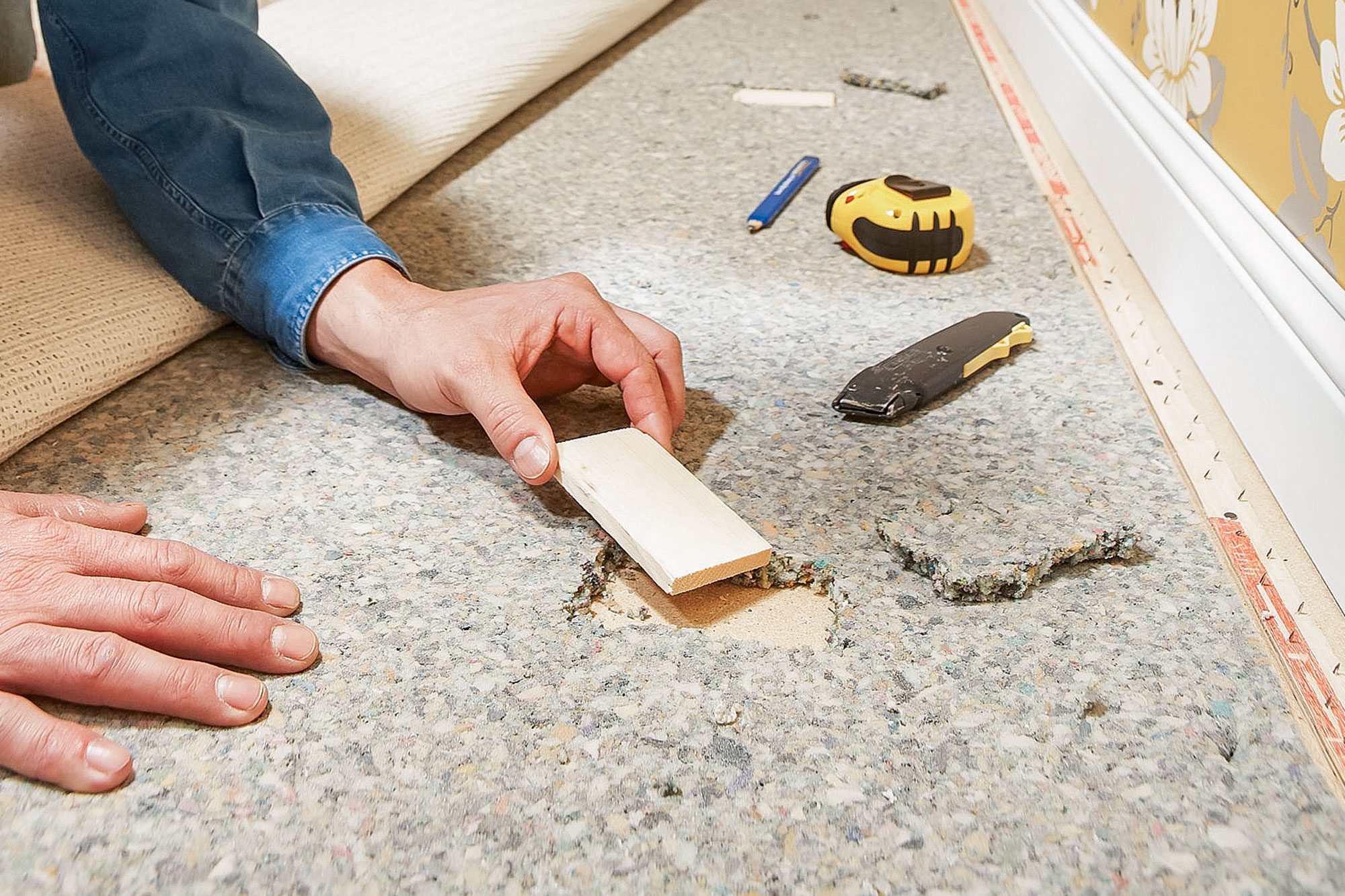 Placing Wooden Piece on a Carpet