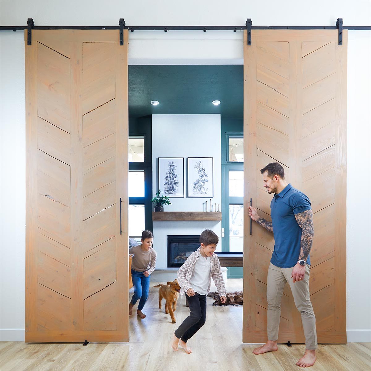 How To Build Modern Barn Doors for Your Home