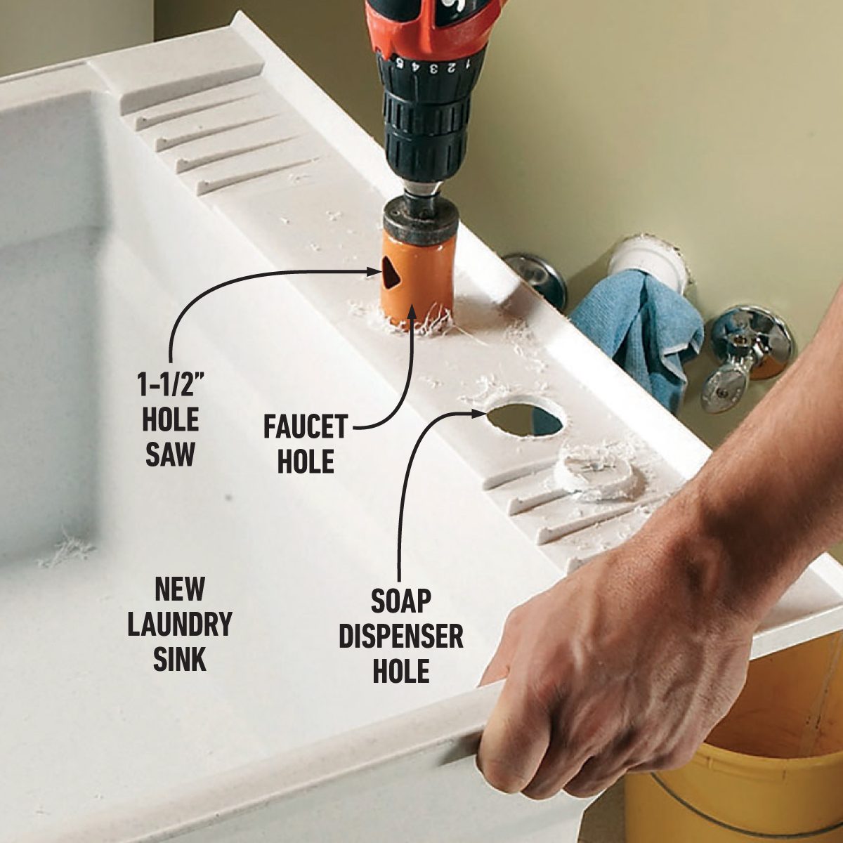 How To Replace A Utility Sink