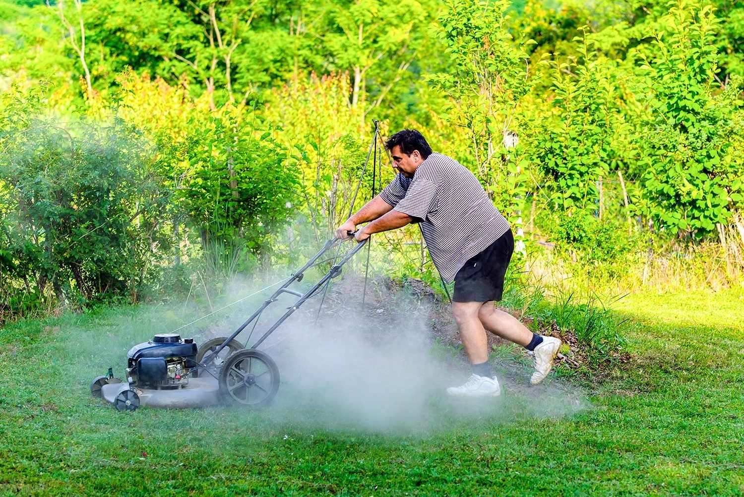 Why Is My Lawnmower Smoking?