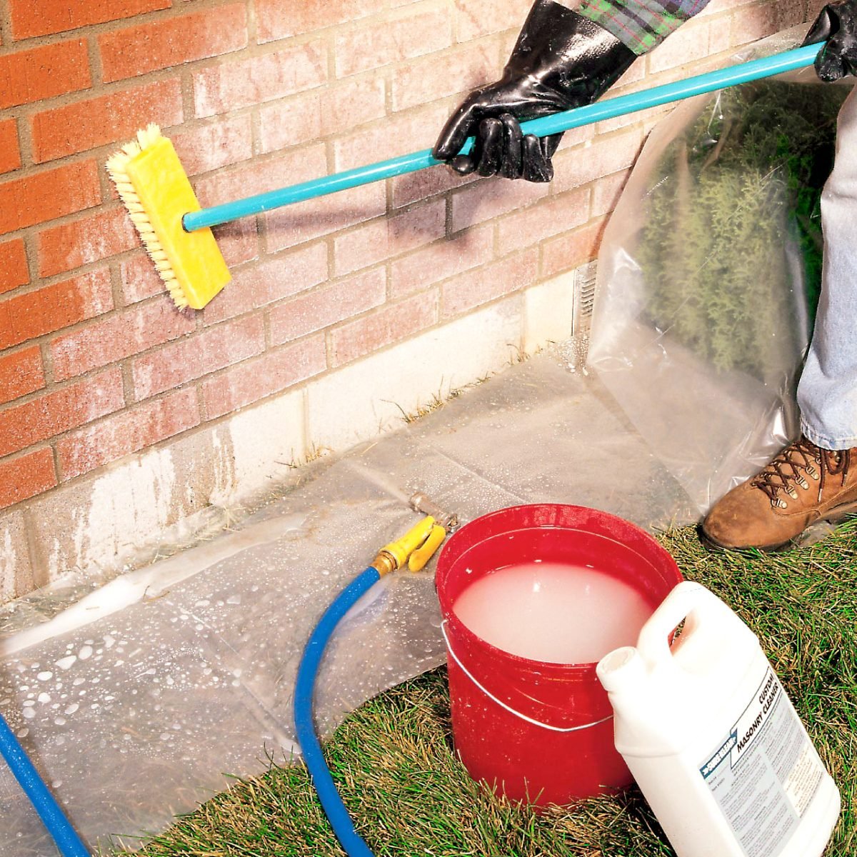 Here’s How To Remove Hard Water Stains From Brick