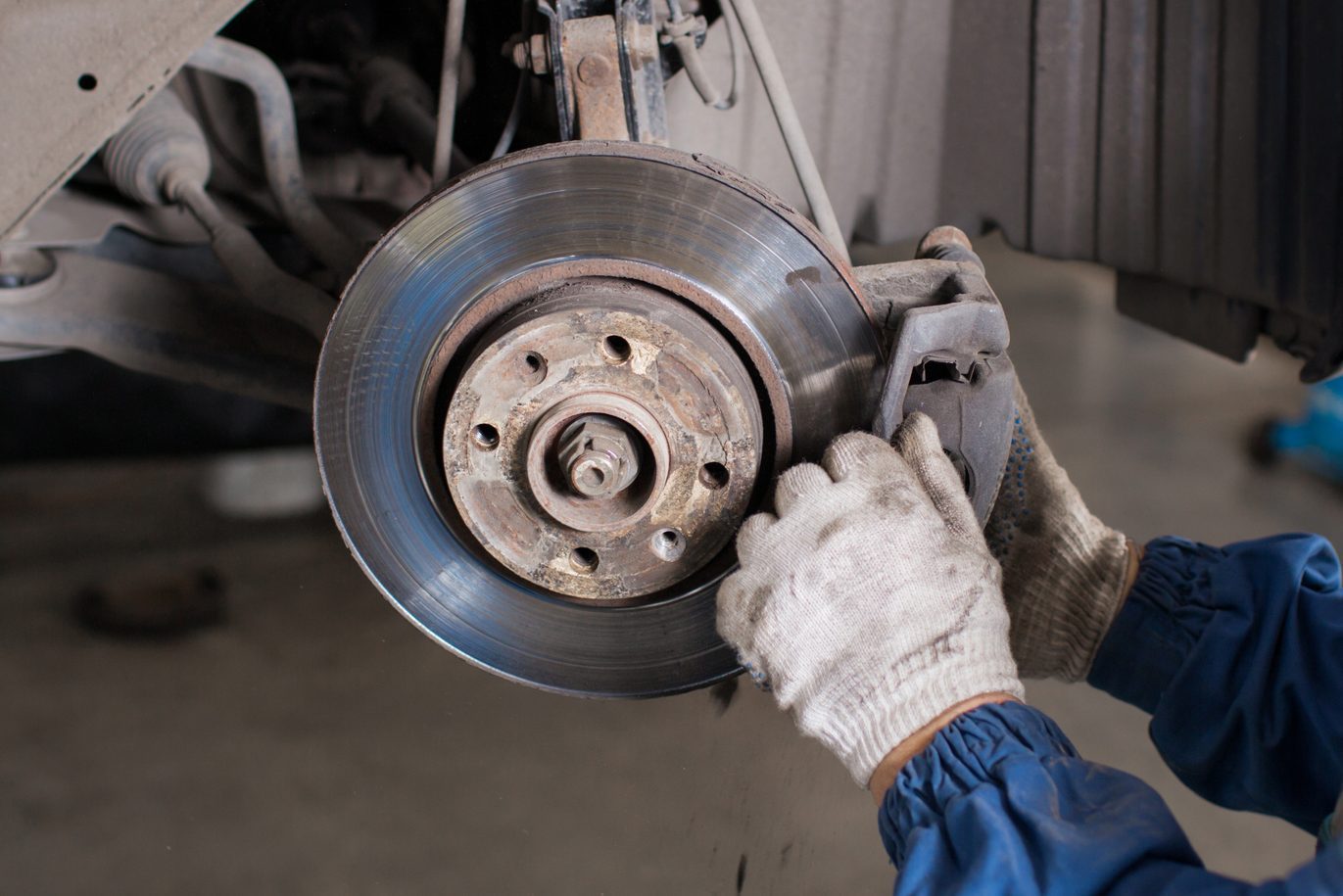 change the old drive to the Brand new brake disc