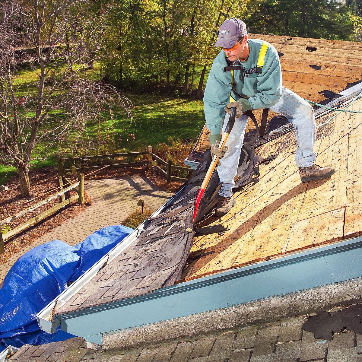 How To Tear Off Roof Shingles