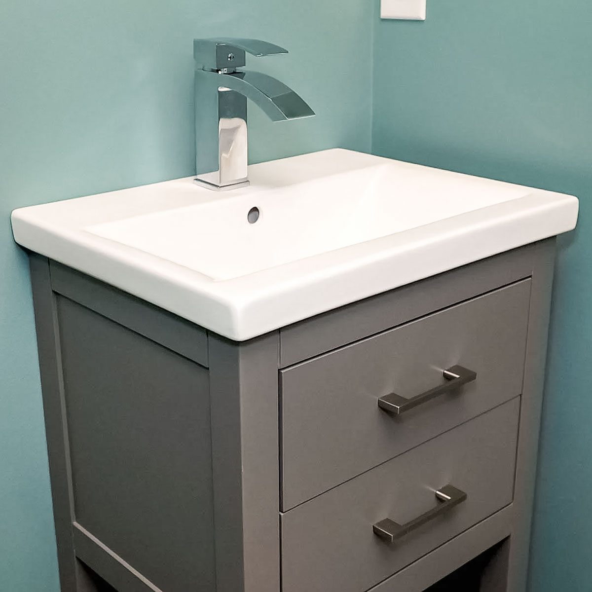 How To Install A New Bathroom Vanity And Sink