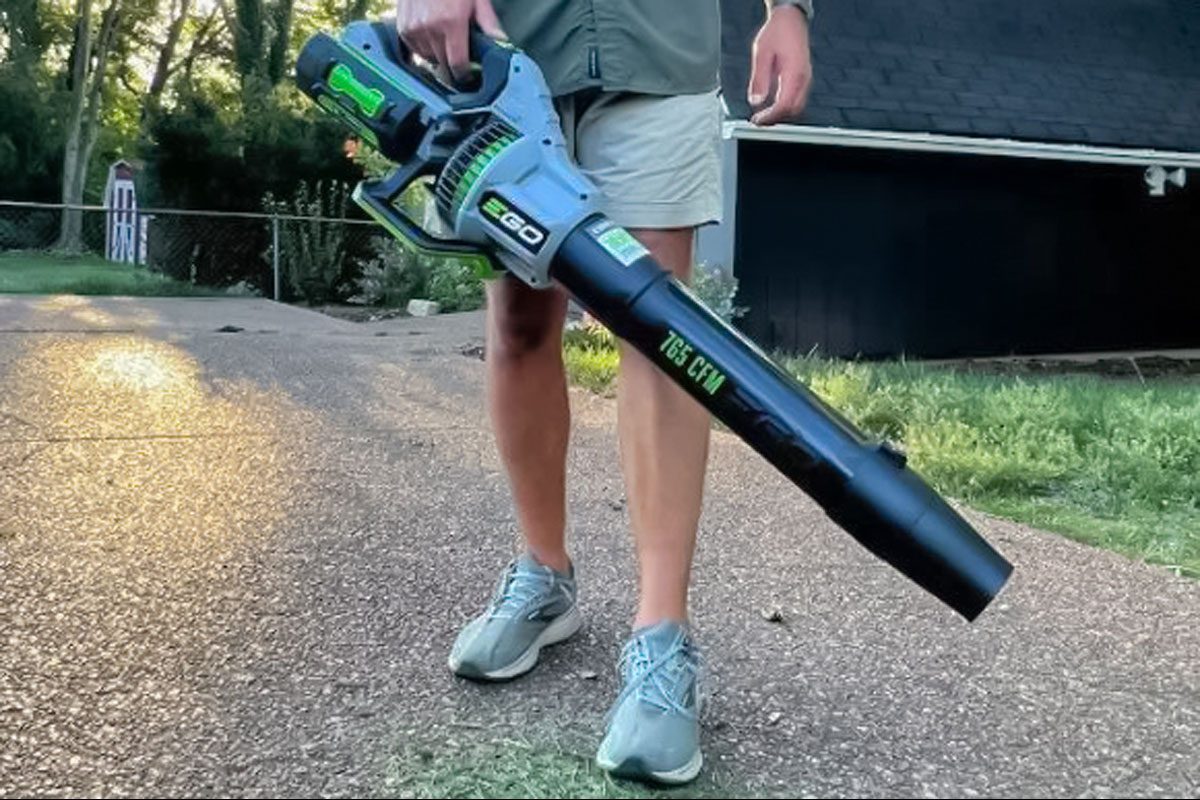 Ego Leaf Blower Test