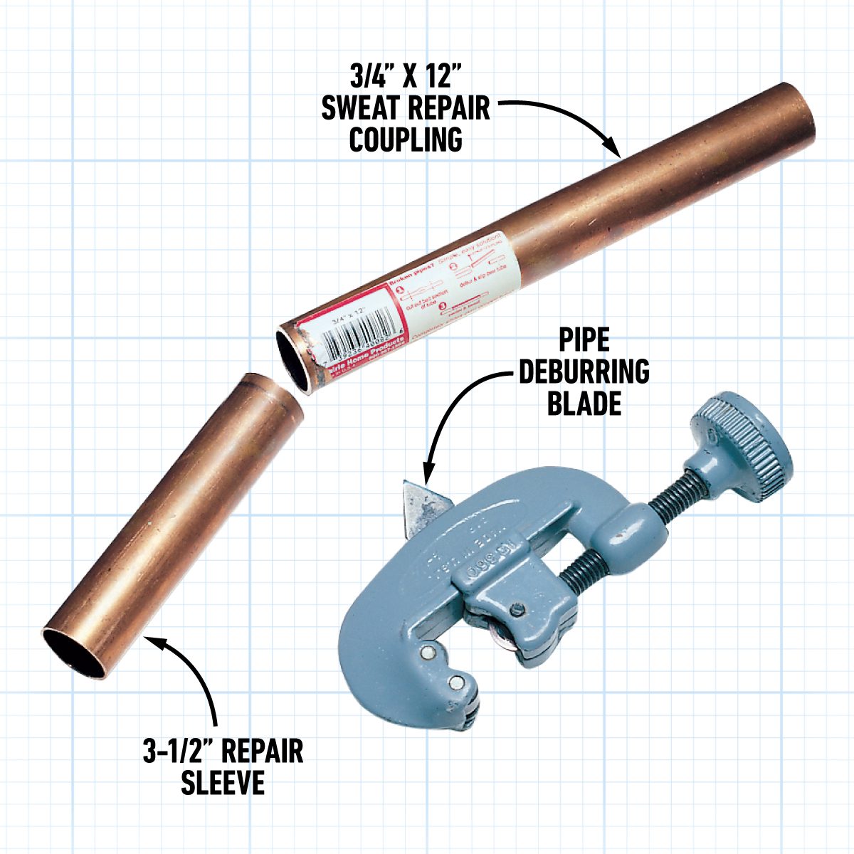 How To Repair Long Sections Of Leaking Copper Pipe
